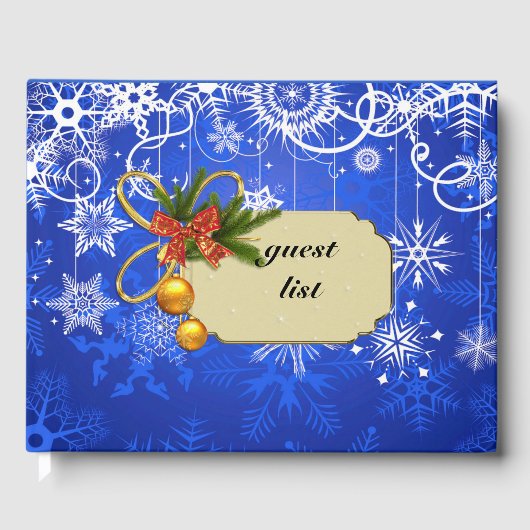 クリスマスゲストリスト ゲストブック (正面)
