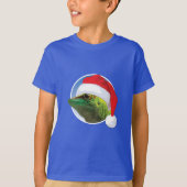 クリスマスゲッコ – キッズの基本Tシャツ Tシャツ (正面)
