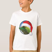 クリスマスゲッコ – キッズの基本Tシャツ Tシャツ (正面)