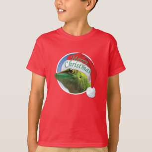 クリスマスゲッコ – キッズベーシックHanes Tシャツ