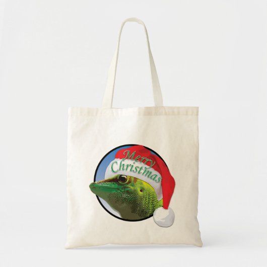 クリスマスゲッコ – 予算トート トートバッグ (正面)