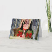 クリスマスゲーゼリーススノーレッドボウ カード (正面)