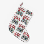 クリスマスゲーマーのゲームクリスマスのためにゲームを一時停止 スモールクリスマスストッキング (正面 (吊り時))