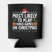 クリスマスゲーミ遊ンでビデオゲームをする可能性が最も高い 缶クーラー (正面)
