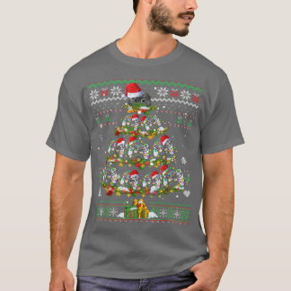クリスマスゲームツリー醜いセーターのビデオゲームの愛 Tシャツ