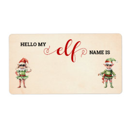 クリスマスゲームラベルとは小妖精や小人 ラベル