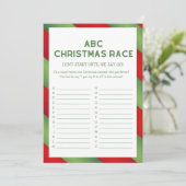 クリスマスゲーム – 編集不可 –  招待状 (スタンド正面)