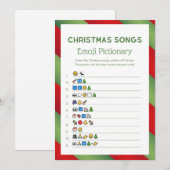 クリスマスゲーム – 編集不可 –  招待状 (正面/裏面)