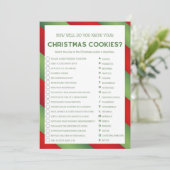 クリスマスゲーム – 編集不可 –  招待状 (スタンド正面)