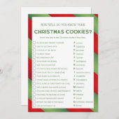 クリスマスゲーム – 編集不可 –  招待状 (正面/裏面)