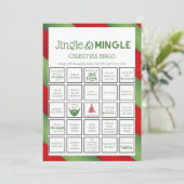 クリスマスゲーム – 編集不可 –  招待状 (スタンド正面)