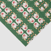 クリスマスコアジオメトリック抽象デザイン 薄葉紙 (詳細)