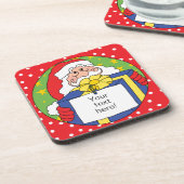 クリスマスコアスターズサンタプレゼント コースター (左側)