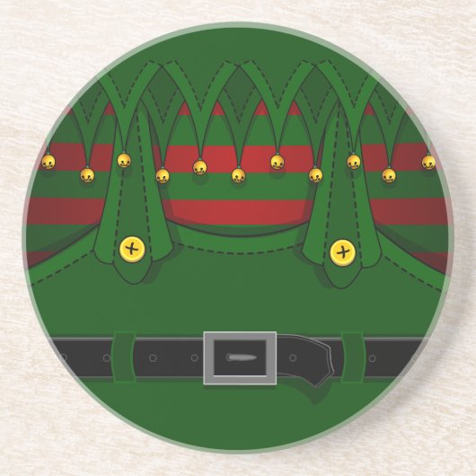 クリスマスコアスターフェスティバル小妖精や小人飲み物用コースター コースター (正面)