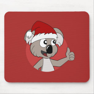 クリスマスコアラのキャラクター マウスパッド