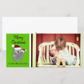 クリスマスコアラス写真 (正面/裏面)