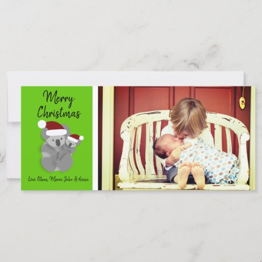 クリスマスコアラス写真 (正面)