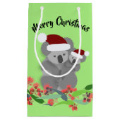 クリスマスコアラス スモールペーパーバッグ (正面)
