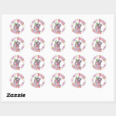 クリスマスコアラ植物学 ラウンドシール (シート)