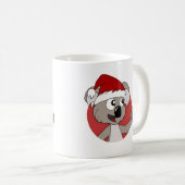 クリスマスコアラ漫画タンブラー コーヒーマグカップ (正面右)