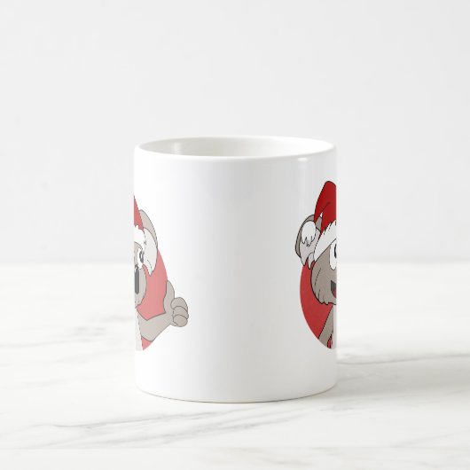 クリスマスコアラ漫画タンブラー コーヒーマグカップ (中央)