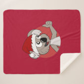 クリスマスコアラ漫画 シェルパブランケット (正面(横))