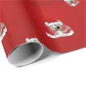 クリスマスコアラ漫画 ラッピングペーパー (ロールコーナー)