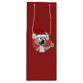 クリスマスコアラ漫画 ワインギフトバッグ (正面)