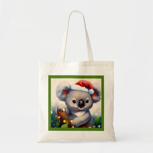 クリスマスコアラ2 トートバッグ (正面)
