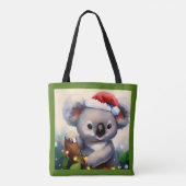 クリスマスコアラ2 トートバッグ (裏面)