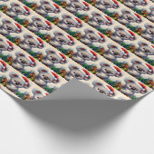 クリスマスコアラ2 ラッピングペーパー (角)