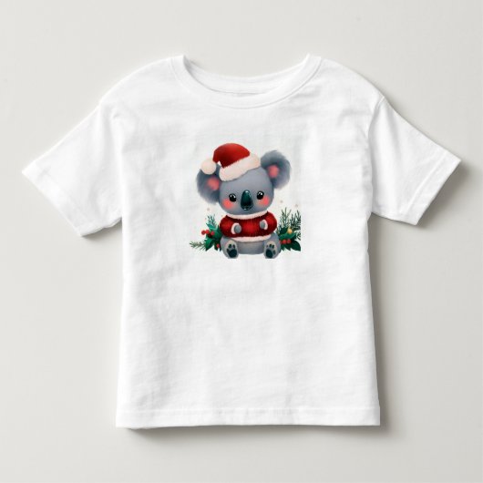 クリスマスコアラ3 トドラーTシャツ (正面)