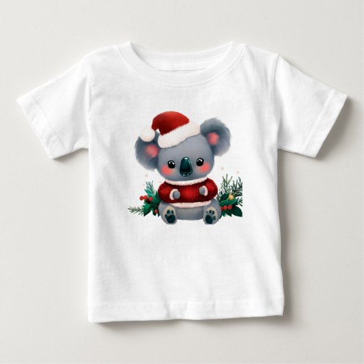 クリスマスコアラ3 ベビーTシャツ (正面)