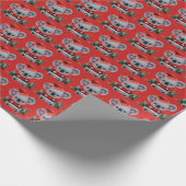 クリスマスコアラ3 ラッピングペーパー (角)