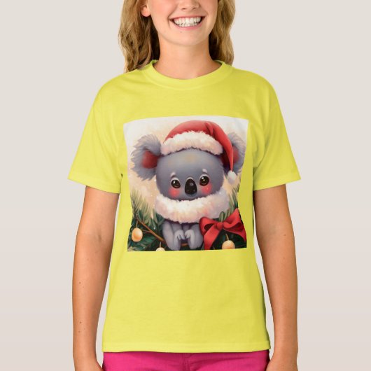 クリスマスコアラ4 Tシャツ (正面)