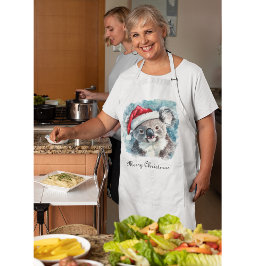 クリスマスコアラ、カスタマイズ可能 エプロン