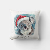 クリスマスコアラ、カスタマイズ可能 クッション (正面)