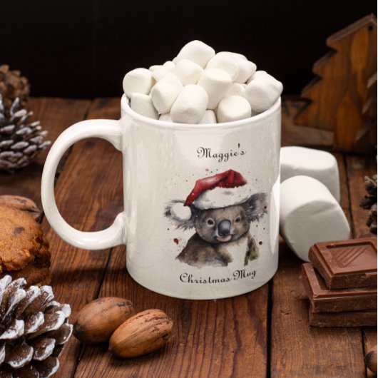 クリスマスコアラ、カスタマイズ可能 ツートーンマグカップ