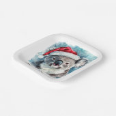 クリスマスコアラ、カスタマイズ可能 ペーパープレート (傾斜あり)