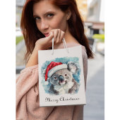 クリスマスコアラ、カスタマイズ可能 ミディアムペーパーバッグ