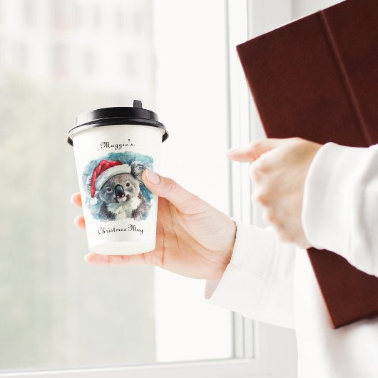 クリスマスコアラ、カスタマイズ可能 紙コップ