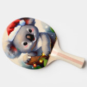 クリスマスコアラ(2) 卓球ラケット (横)