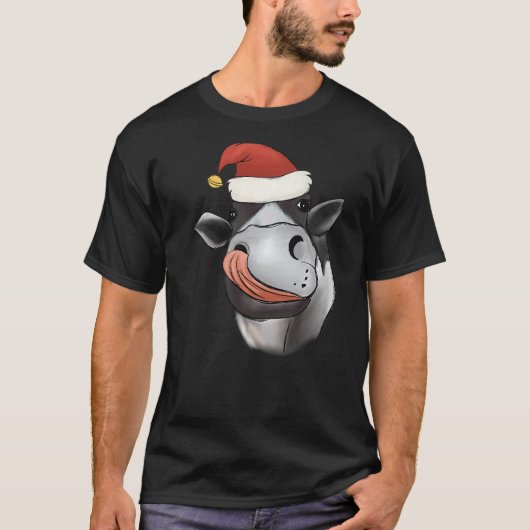 クリスマスコウパジャマ サンタ帽子 クリスマス Tシャツ (正面)