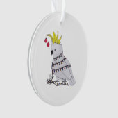 クリスマスコカトゥー オーナメント (正面)