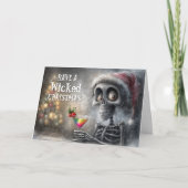 クリスマスコカレルとスケルトン シーズンカード (正面)