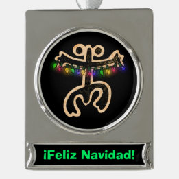 クリスマスコキタイノバナーオーナメント シルバープレートバナーオーナメント