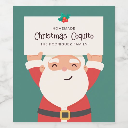 クリスマスコキト ワインラベル (シングルラベル)