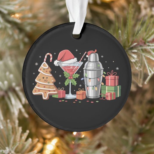 クリスマスコクテイル エスプレッソマティーニ 飲み会 オーナメント (ツリー)