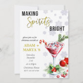 クリスマスコクテールパーティの招待状 招待状 (正面)