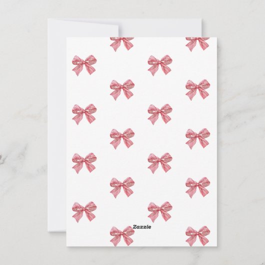 クリスマスコケットクレスト写真グランドミレニアル シーズンカード (裏面)